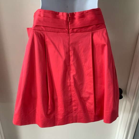 Pink bow skirt with pockets - BCBGMaxAzria size 0 - Picture 4 of 4